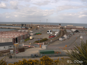 Transport Infrastructure in Rosslare Harbour, County Wexford